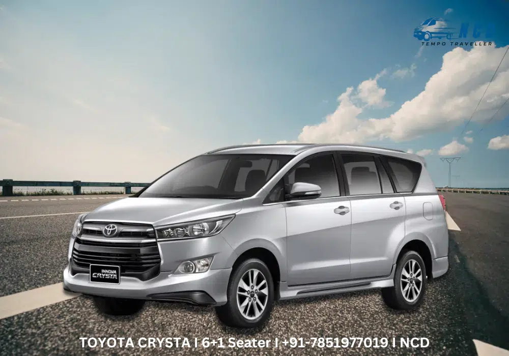 toyota Crysta car on rent