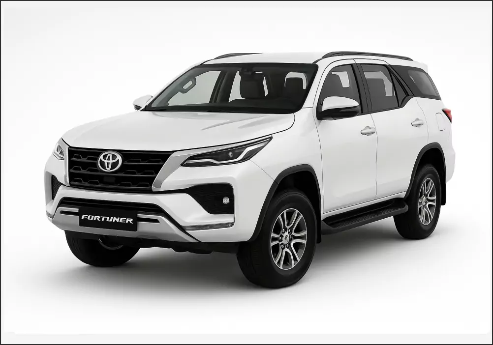 fortuner car on rent