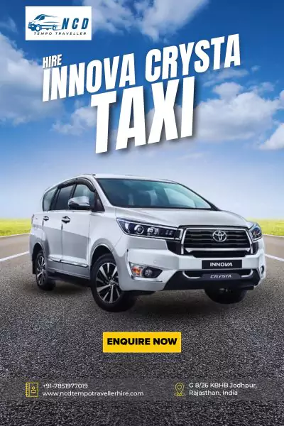 toyota crysta taxi on rent