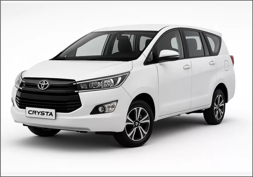 innova crysta car on rent