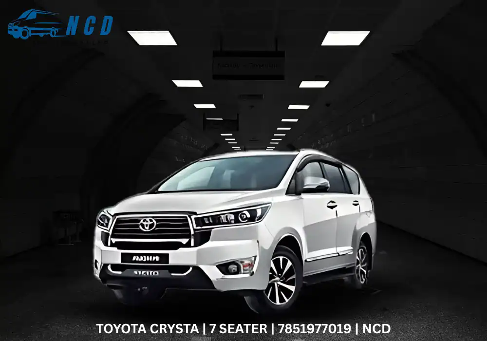 toyota crysta car on rent