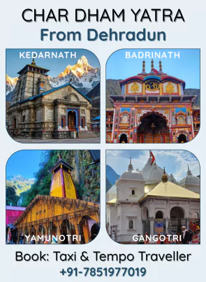Char Dham Yatra from Dehradun