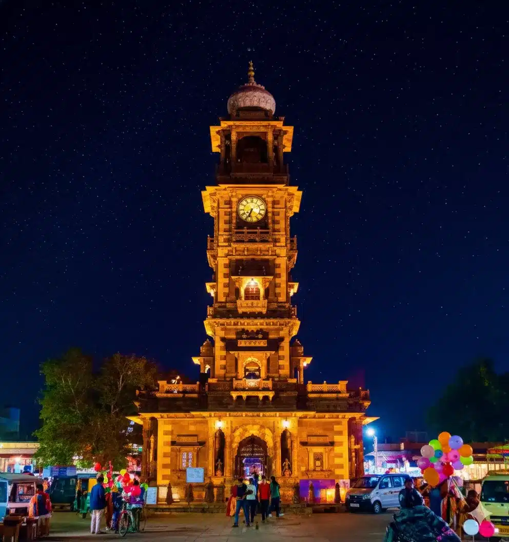 Ghanta Ghar Jodhpur and Tripolia Bazar Jodhpur