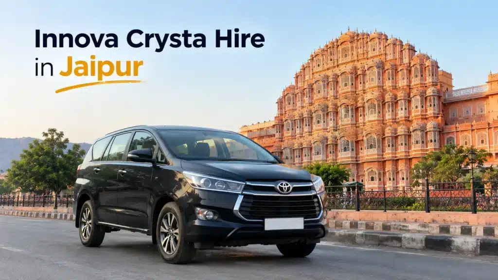 innova crysta hire in jaipur