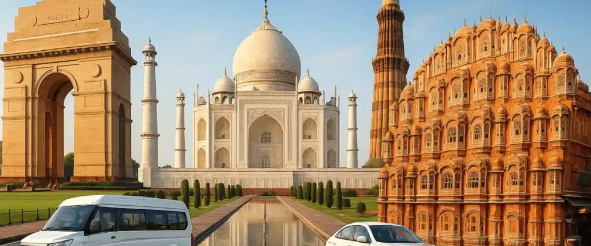 Tempo Traveller for golden triangle tour